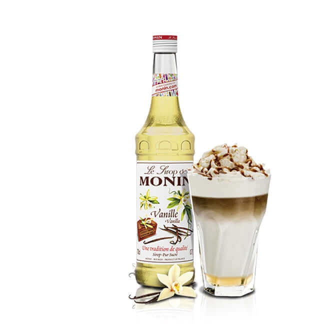 Monin Vanille-Sirup für Cocktails | Zuckerfrei