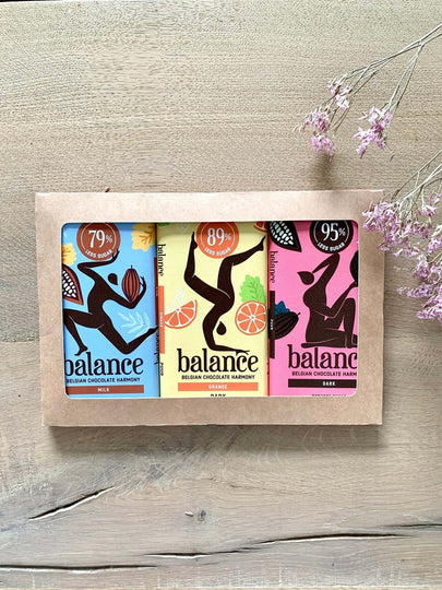Balance Schokoladen Geschenkpackung | Ohne Zuckerzusatz
