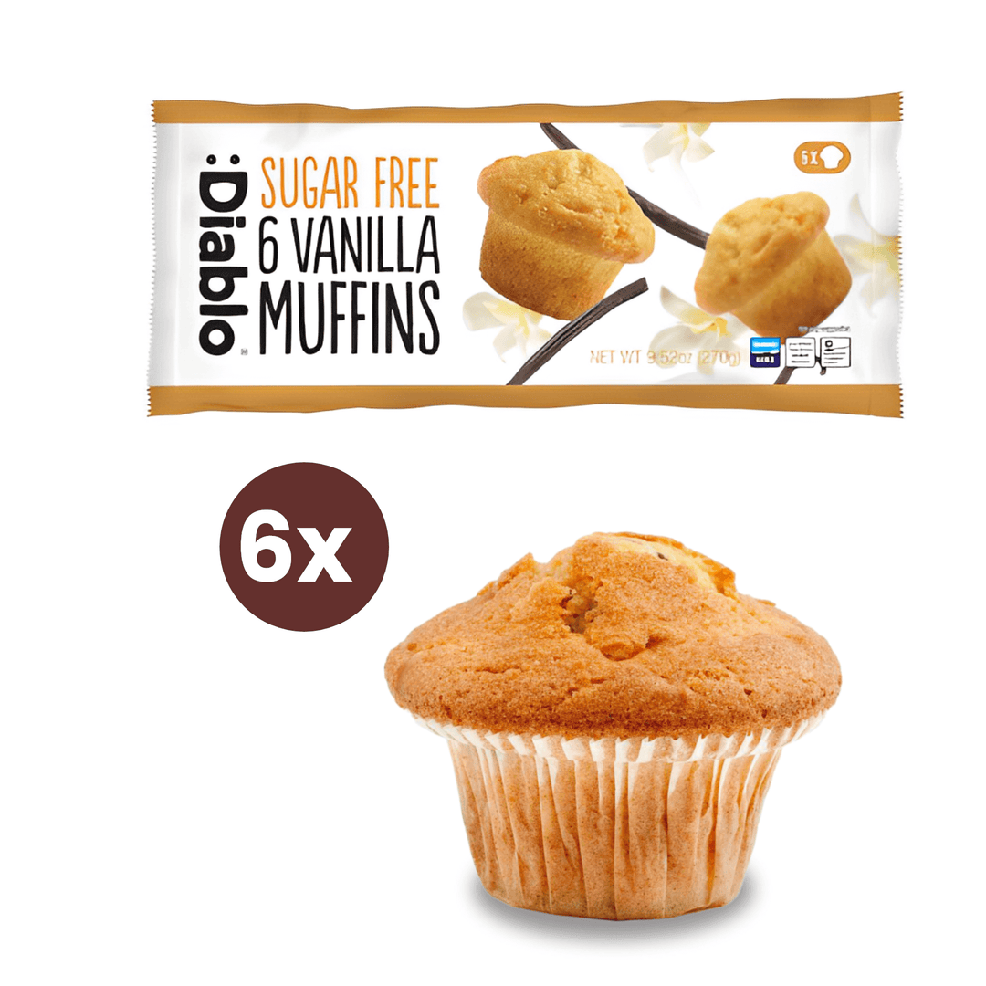 Diablo Zuckerfreie Vanille-Muffins 