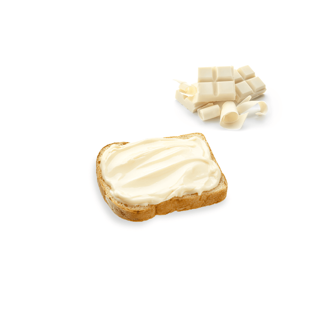 Diablo Weiße Schokolade Aufstrich Ohne Zuckerzusatz - auf Brot