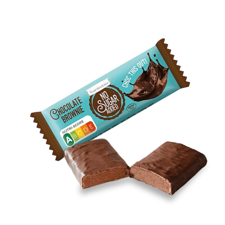 Frankonia-Chocolate-Brownie-Ballaststoffriege- Ohne Zuckerzusatz