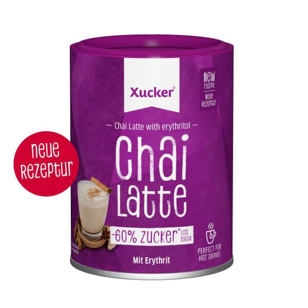 Xucker Chai Latte Ohne Zuckerzusatz | -60% Zucker- vorne
