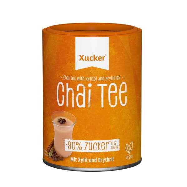 Xucker Zuckerarmer Chai Tee  | -90% Zucker- hintergrund