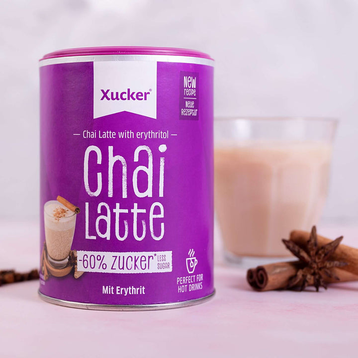 Xucker Chai Latte Ohne Zuckerzusatz | -60% Zucker- Vorne